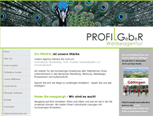 Tablet Screenshot of profilgeber.de